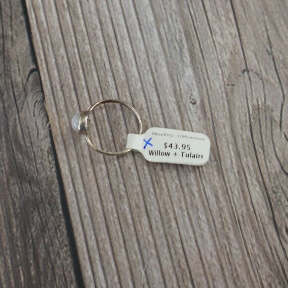 Mesa Ring Moonstone Womens Silver Boho Bohemian Gypsy Gift Present Holiday Daint - Picture 5 of 9